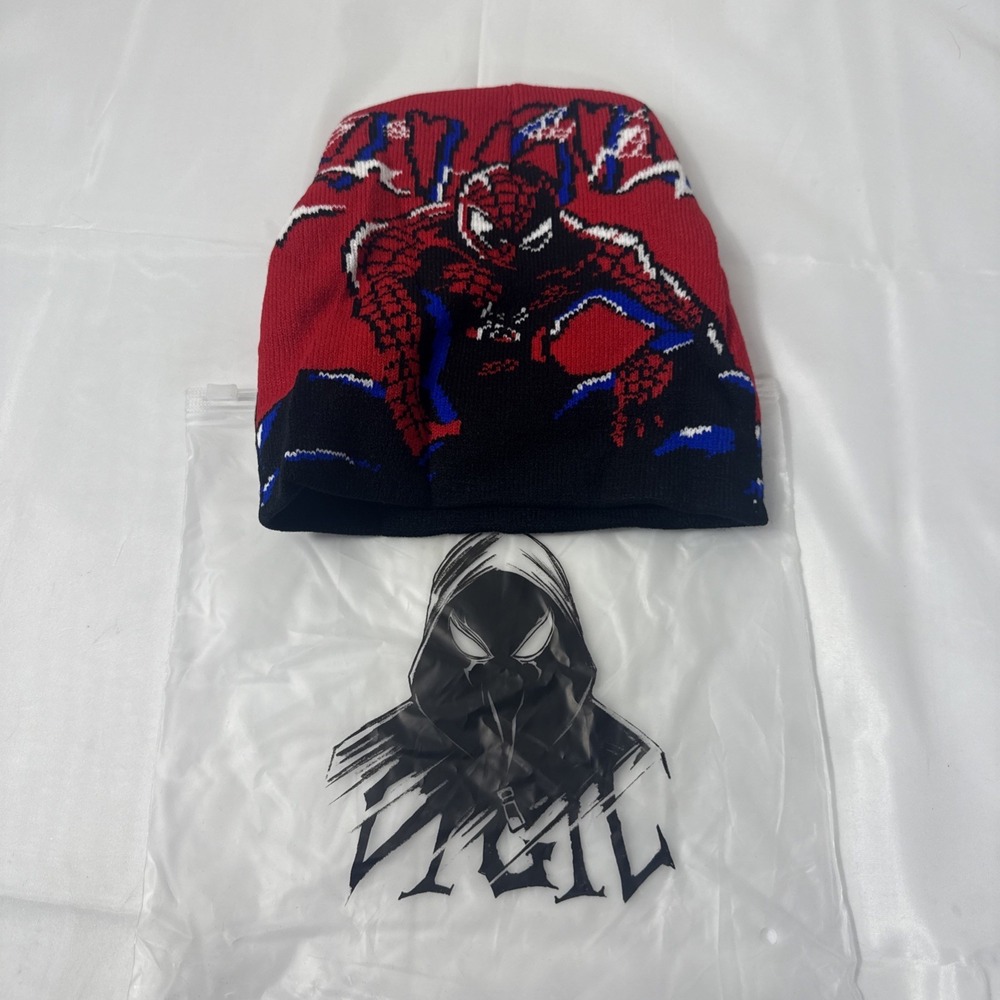 Made By Vigil Spiderman Marvel‎ Unisex Acrylic Knit Beanie 100% Authentic